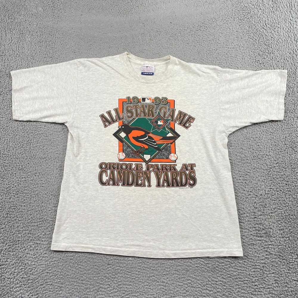 1993 All Star Game Baltimore Orioles Park Camden Yards VTG MLB T-Shirt Mens XL